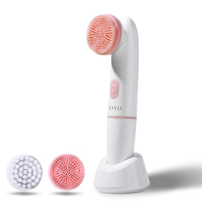 Brosse nettoyante pour le visage exclusif en silicone 2 en 1